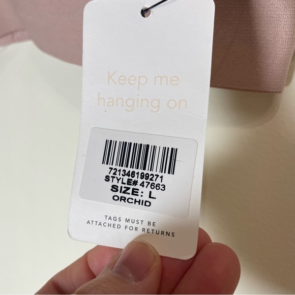 Lively Long-Lined Lace Bralette Orchid Size Large NWT - Picture 8 of 9